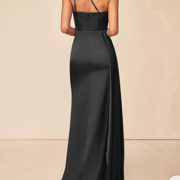 Azazie Black Dress - Picture 2 of 4